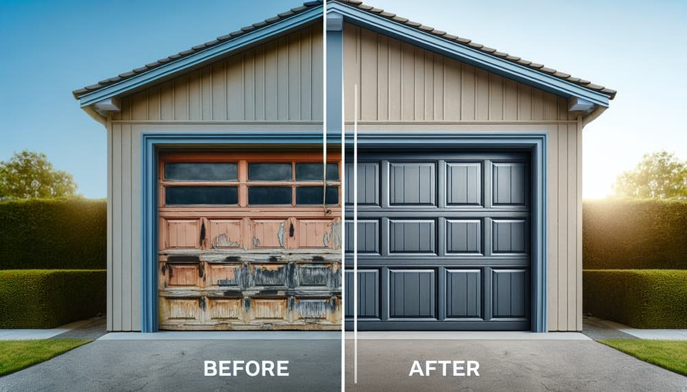 Garage door work in San Diego