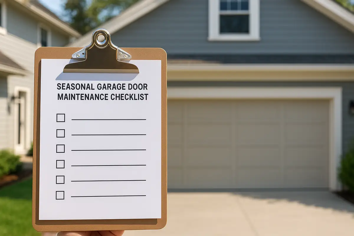 Seasonal Garage Door Maintenance Checklist for San Diego Homeowners
