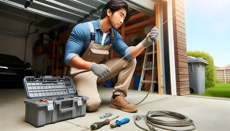 Garage Door Cable Repair — Tierrasanta