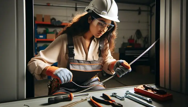 Garage Door Cable Repair — Eden Gardens