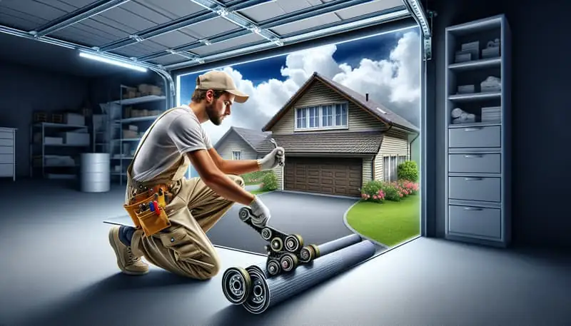 Garage Door Roller Replacement in Del Dios