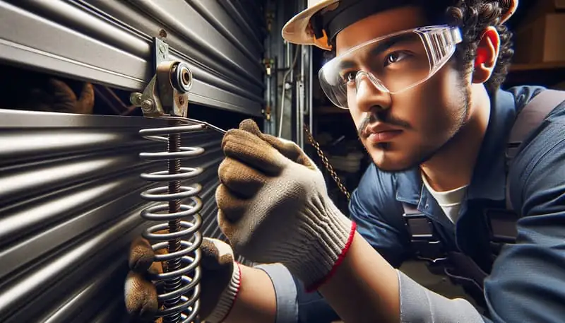 Garage Door Spring Repair — Mid-City