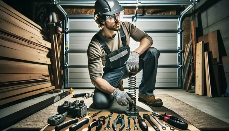 Garage Door Spring Repair — Black Mountain Ranch