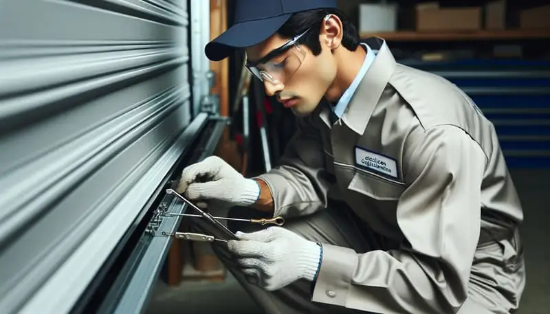 Garage Door Track Repair — Carmel Valley